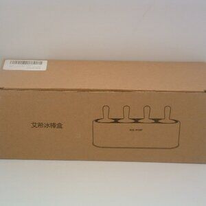 Popsicle 4 Mold Ice & Ice Cream Pop Maker